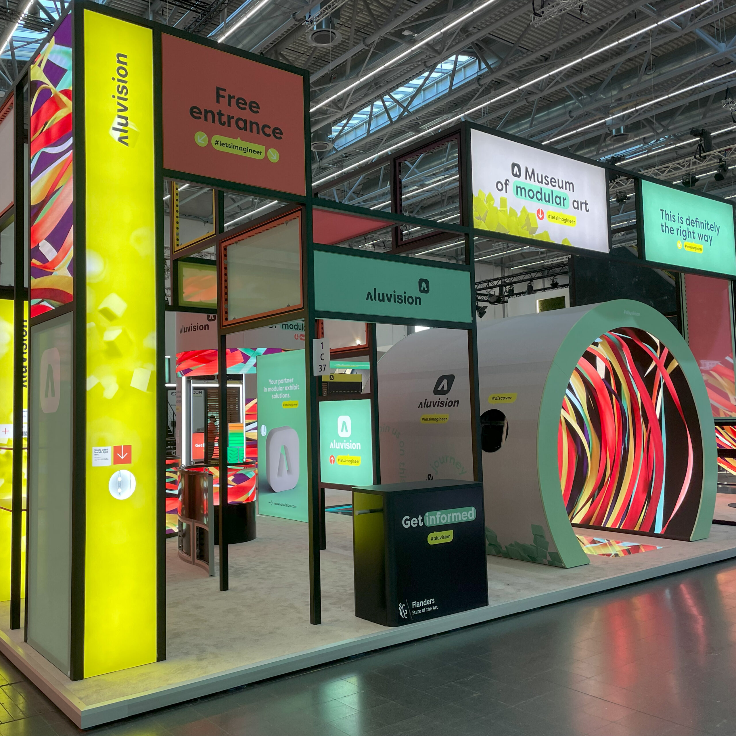 stand modular Aluvision