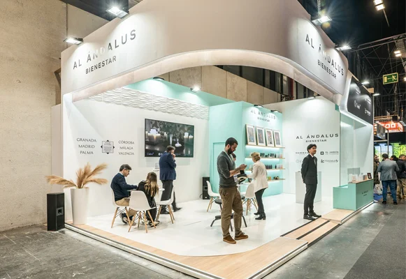 Stand modular Hammam al Ándalus en Fitur Ifema Madrid